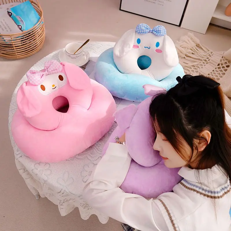 Sanrio Pillow Kawaii Kuromi MyMelody Cinnamoroll Cartoon Plush Doll Soft Stuffed Plush U-shaped Pillow Nap Pillow Gift for Girls
Sanrio Pillow Kawaii Kuromi MyMelody Cinnamoroll Cartoon Plush Doll Soft Stuffed Plush U-shaped Pillow Nap Pillow Gift for Girls