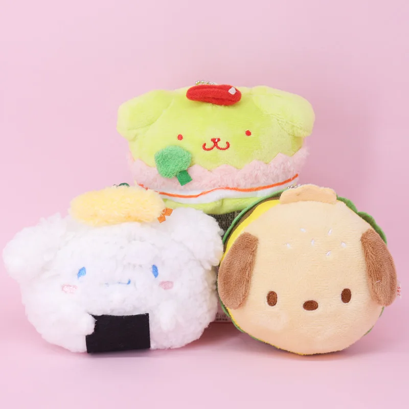 Милая мультяшная кукла Sanrio для гурманов, еда, суши, коричная помпон с бургерами, плюшевая игрушка, кукла с подвеской, подарок для девочки, 10 см
Милая мультяшная кукла Sanrio для гурманов, еда, суши, коричная помпон с бургерами, плюшевая игрушка, кукла с подвеской, подарок для девочки, 10 см