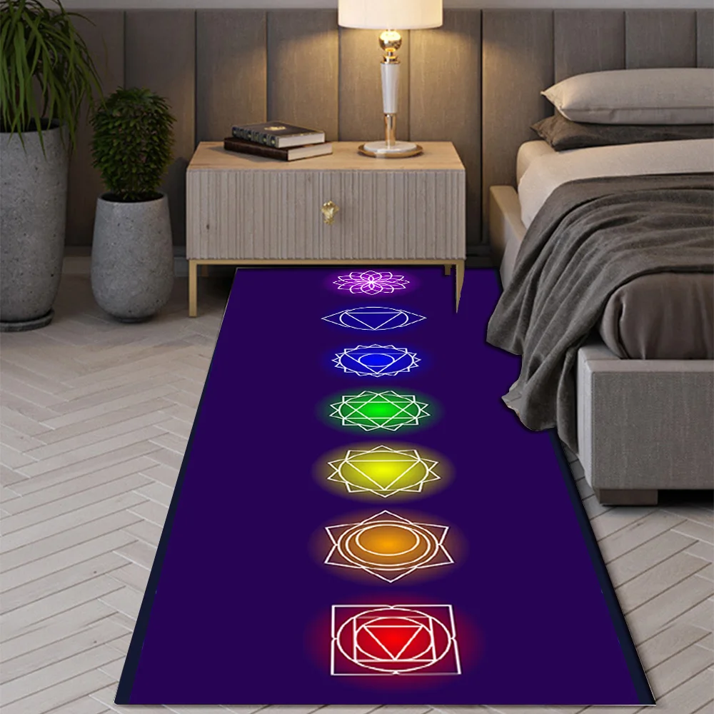 Indian Bohemian Seven Chakras Carpet Mandala Yoga Meditation Flower of Life Flower Suitable Bedroom Room Decor Anti-slip Rugs
Indian Bohemian Seven Chakras Carpet Mandala Yoga Meditation Flower of Life Flower Suitable Bedroom Room Decor Anti-slip Rugs