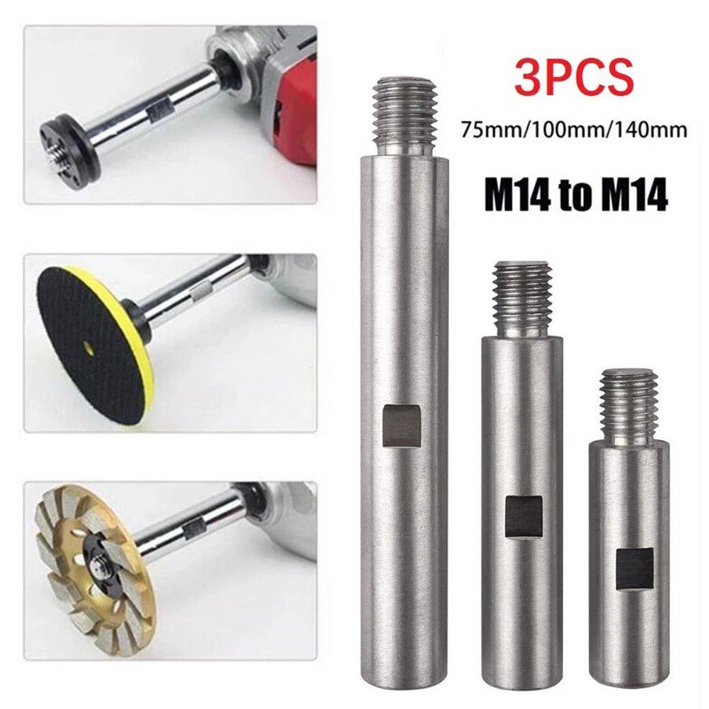 3PCS M14 Angle Grinder Extension Connecting Rod For Type 100 Angle Grinder Thread Adapter Rod 75/100/140mm Polishing Grinding
3PCS M14 Angle Grinder Extension Connecting Rod For Type 100 Angle Grinder Thread Adapter Rod 75/100/140mm Polishing Grinding