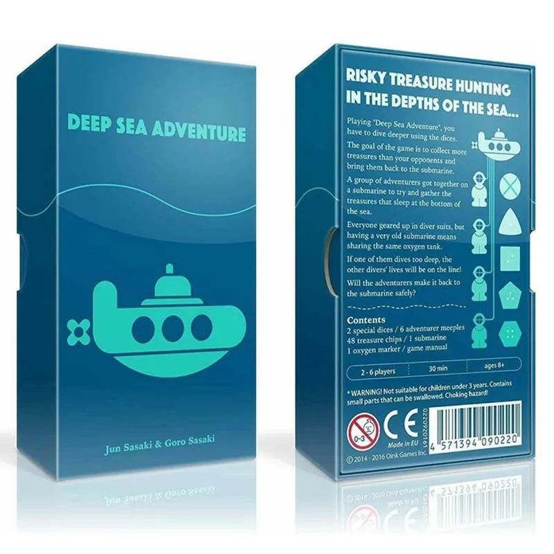 Children's Card Game Undersea Adventure Puzzle Board Game Toys English Version Strategy Game Card
Children's Card Game Undersea Adventure Puzzle Board Game Toys English Version Strategy Game Card
