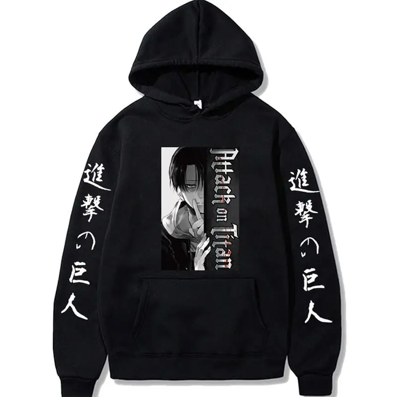 Hoodie Anime Attack on Titan Men Sweatshirt Pullover Casual Long Sleeve Fleece Tops Harajuku Hooded Streetwear Hoody Unisex
Hoodie Anime Attack on Titan Men Sweatshirt Pullover Casual Long Sleeve Fleece Tops Harajuku Hooded Streetwear Hoody Unisex