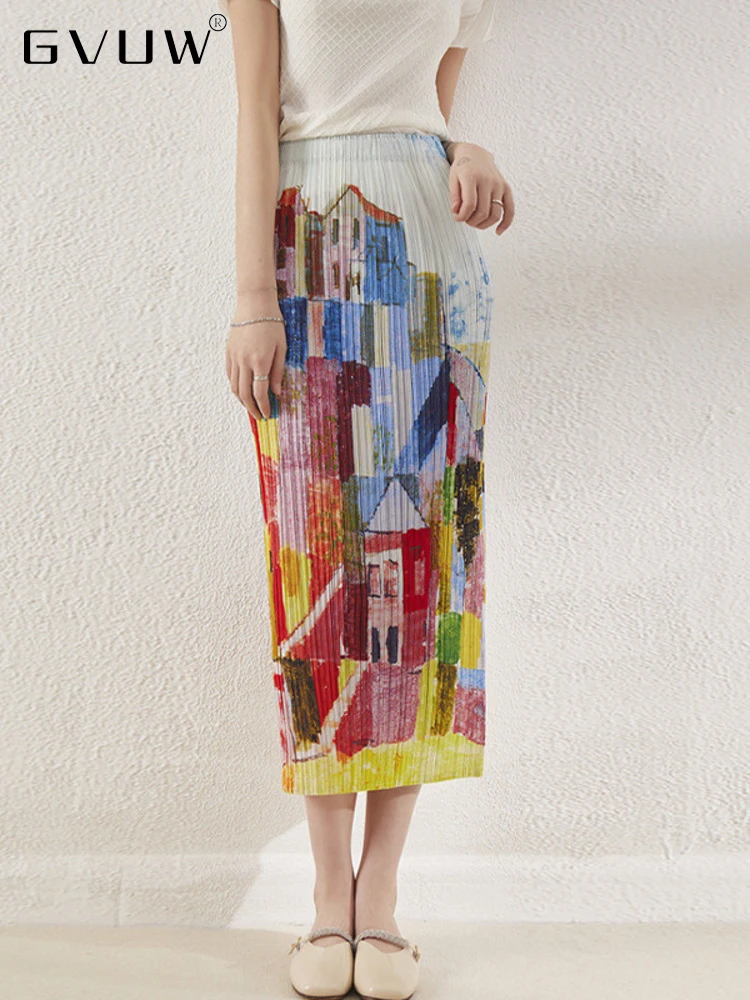 GVUW Fashion Pleated Spring New 2023 Women's Graffiti Print Straight Skirt High Waist Split Party Travel Clothing Female 17G1131
GVUW Fashion Pleated Spring New 2023 Women's Graffiti Print Straight Skirt High Waist Split Party Travel Clothing Female 17G1131