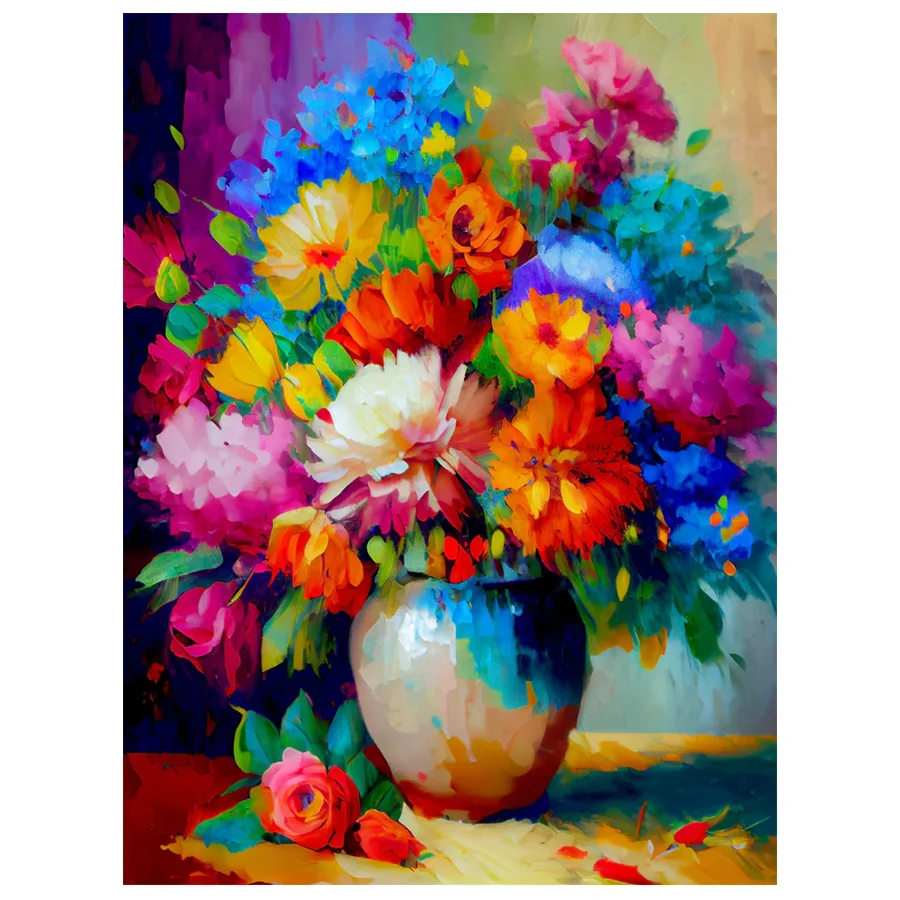 5D Diamond Painting DIY Rainbow Vase Diamond Embroidery Plant Cross Stitch Kit Diamond Mosaic Rhinestone Picture Handmade
5D Diamond Painting DIY Rainbow Vase Diamond Embroidery Plant Cross Stitch Kit Diamond Mosaic Rhinestone Picture Handmade