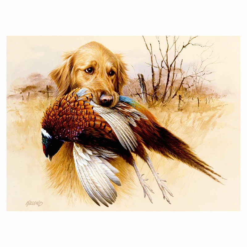 DIY-5D Diamond Painting Golden Retriever And Pheasant Splicing Set Full Diamond Embroidery Mosaic Picture Off
DIY-5D Diamond Painting Golden Retriever And Pheasant Splicing Set Full Diamond Embroidery Mosaic Picture Off