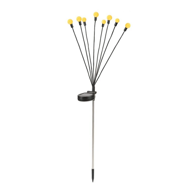 Solar Garden Lights - 4 Pack 8 LED Solar Firefly Lights with Warm White Lighting Mode, Sway By Wind, Waterproof Solar
Solar Garden Lights - 4 Pack 8 LED Solar Firefly Lights with Warm White Lighting Mode, Sway By Wind, Waterproof Solar