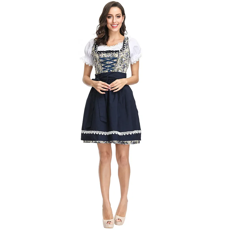 High Quality Traditional Dirndl Beer Girl Costume German Bavarian Oktoberfest Dress Women Party Dress
High Quality Traditional Dirndl Beer Girl Costume German Bavarian Oktoberfest Dress Women Party Dress