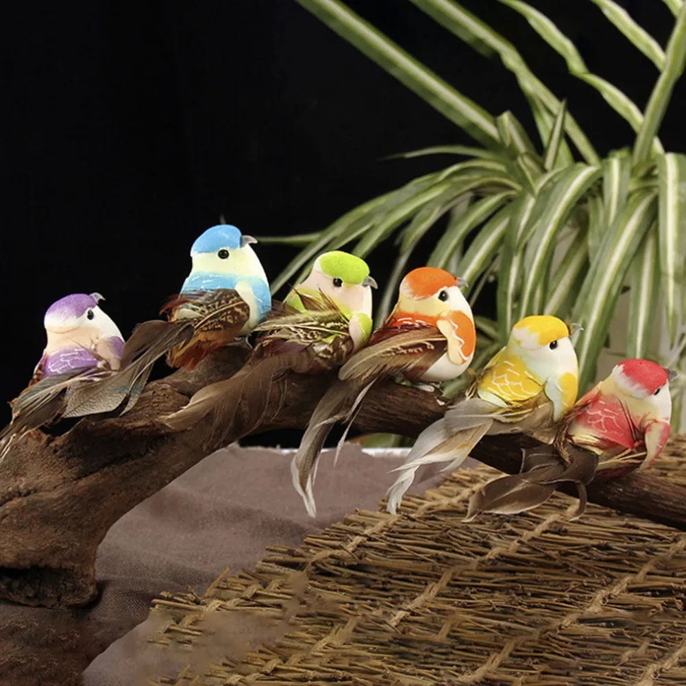 6Pcs Simulation Bird Foam Fake Feather Bird Artificial Pearl Birds Models Accessories Garden Decoration Statues Lawn Ornaments
6Pcs Simulation Bird Foam Fake Feather Bird Artificial Pearl Birds Models Accessories Garden Decoration Statues Lawn Ornaments