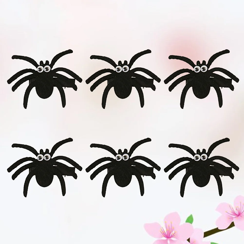 6pcs Funny Hair Spoof Black Spider Hair Barrettes Party Props Dress Hair Ornament Spider Hair Clips Hair Accessories for Kids
6pcs Funny Hair Spoof Black Spider Hair Barrettes Party Props Dress Hair Ornament Spider Hair Clips Hair Accessories for Kids