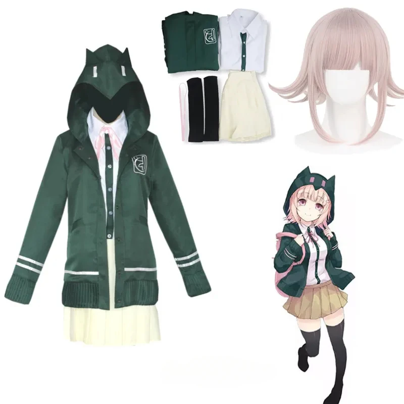 Женский костюм в стиле аниме «данганронпа»
Женский костюм в стиле аниме «данганронпа»