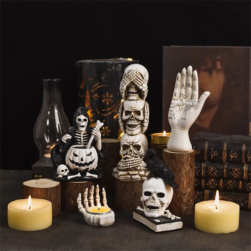 Halloween Skull Realistic Skull Character Human Skeleton Skull Halloween Bar Home Table Decoration Ornament
Halloween Skull Realistic Skull Character Human Skeleton Skull Halloween Bar Home Table Decoration Ornament