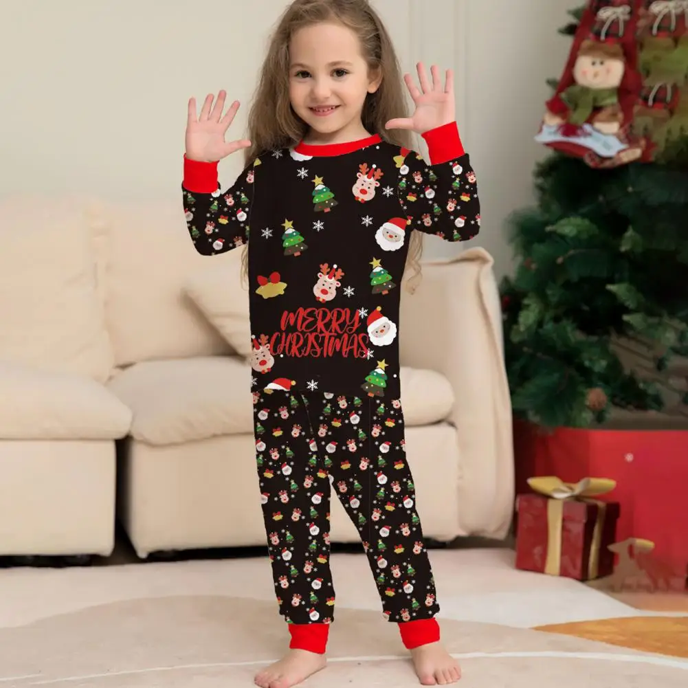 1 комплект, эластичная Пижама с круглым вырезом и принтом
1 комплект, эластичная Пижама с круглым вырезом и принтом