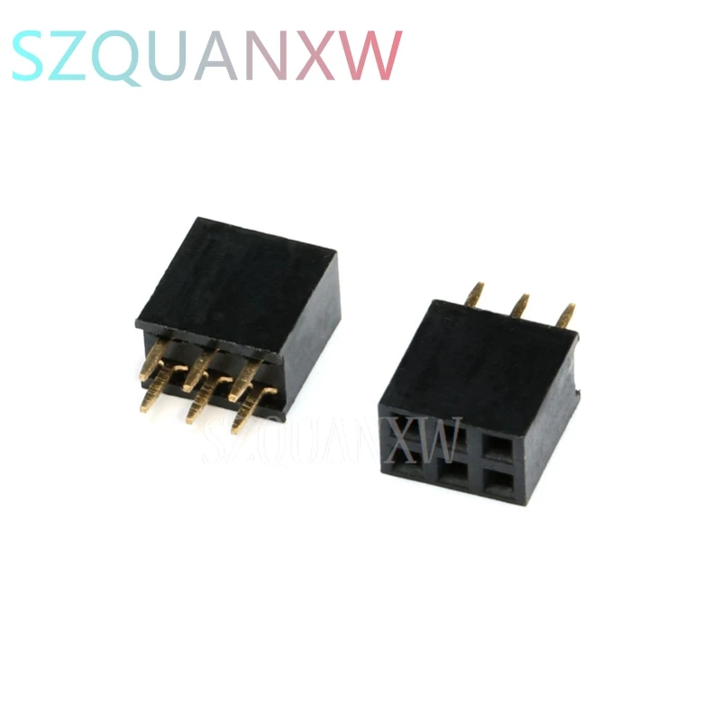 10 шт., 2,54 мм, двухрядный прямой гнездовой разъем 2-40P, разъем 2x2/3/4/5/6/7/8/9/10/12/15/16/18/20/25/30/40 контактов
10 шт., 2,54 мм, двухрядный прямой гнездовой разъем 2-40P, разъем 2x2/3/4/5/6/7/8/9/10/12/15/16/18/20/25/30/40 контактов
