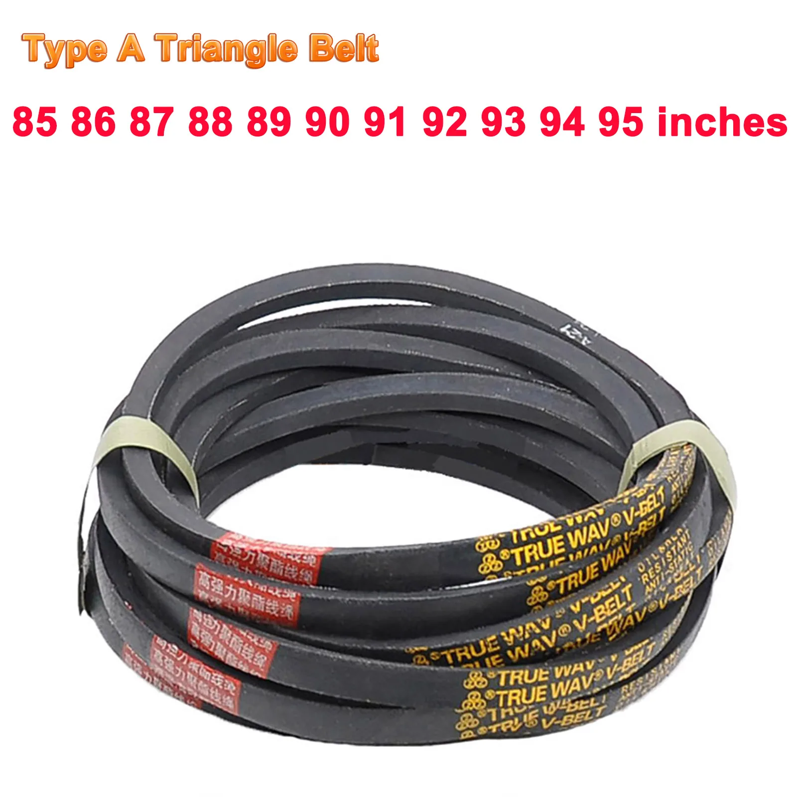 

1PCS Type A Rubber Triangle Belt A85 86 87 88 89 90 91 92 93 94 95 Inch High Wear-Resistant Automobile Equipment Agricultural