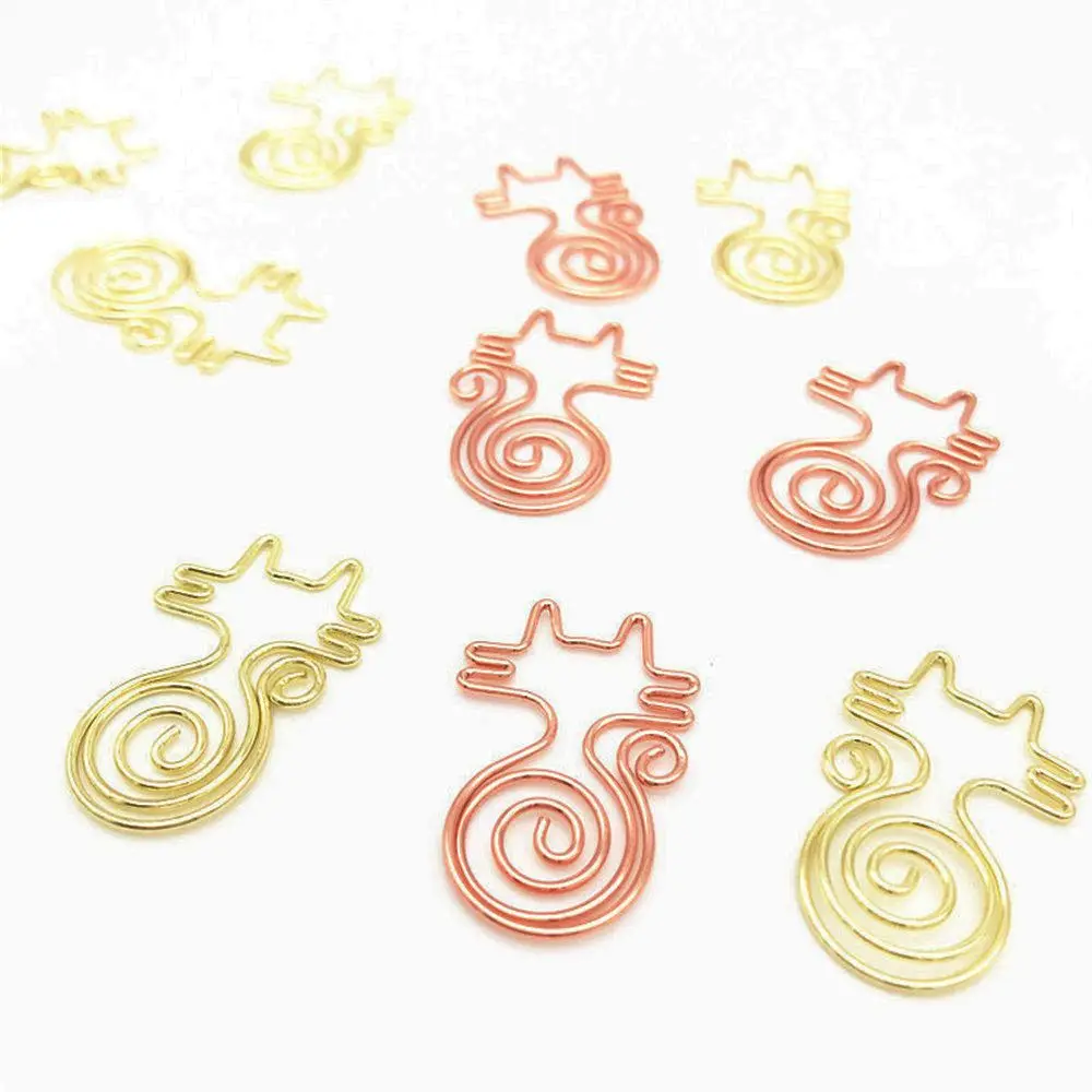 5pcs Cartoon Hollow Out Cat Shape Paper Clips Memo Clips Metal Bookmark Novelty Office School Binding Supplies
5pcs Cartoon Hollow Out Cat Shape Paper Clips Memo Clips Metal Bookmark Novelty Office School Binding Supplies