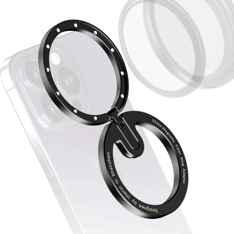 Ulanzi MagFilter 52mm Magnetic Filter Adapter Ring for iPhone 15 14 13 12 Pro Max Android Smartphone Foldable Phone Stand
Ulanzi MagFilter 52mm Magnetic Filter Adapter Ring for iPhone 15 14 13 12 Pro Max Android Smartphone Foldable Phone Stand