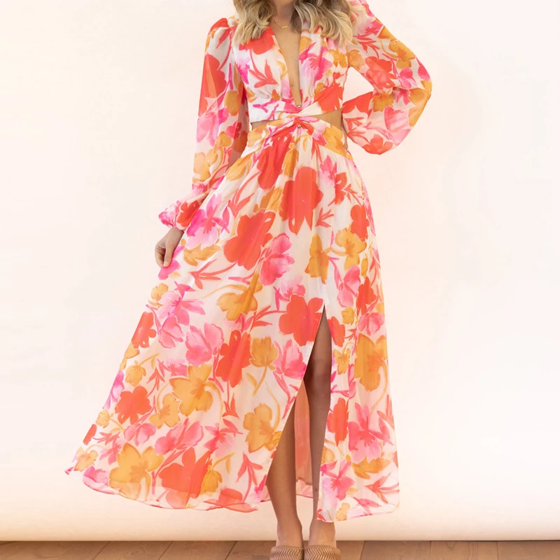 Женское платье с цветочным принтом, плиссированное богемное праздничное платье с длинным рукавом и глубоким V-образным вырезом, празднично...
Женское платье с цветочным принтом, плиссированное богемное праздничное платье с длинным рукавом и глубоким V-образным вырезом, празднично...