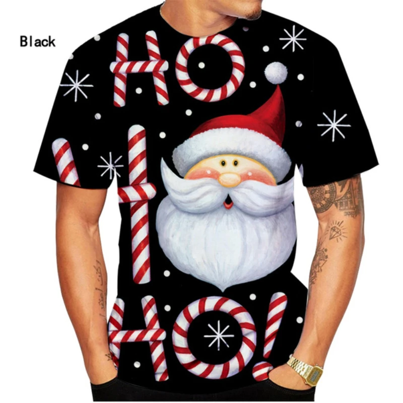 New Fashion Christmas 3d Printing T-shirt Men's and Women's Casual Short-sleeved T-shirt Oversized Tee Shirt Man Xmas Clothing
New Fashion Christmas 3d Printing T-shirt Men's and Women's Casual Short-sleeved T-shirt Oversized Tee Shirt Man Xmas Clothing