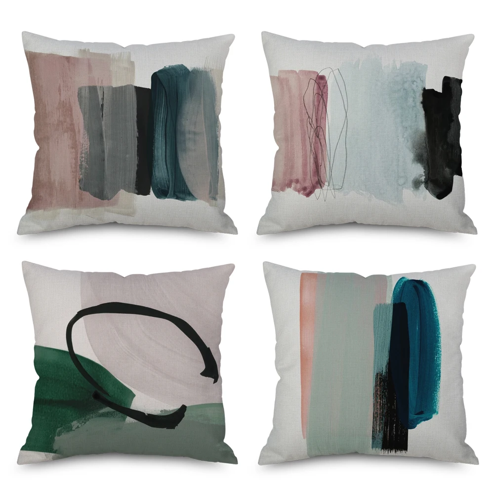 Geometric Ink Painting Pillowcase Nordic Home Office Decorative Cushion For Sofa Living Room Pillow Chair Car Cushion Case
Geometric Ink Painting Pillowcase Nordic Home Office Decorative Cushion For Sofa Living Room Pillow Chair Car Cushion Case