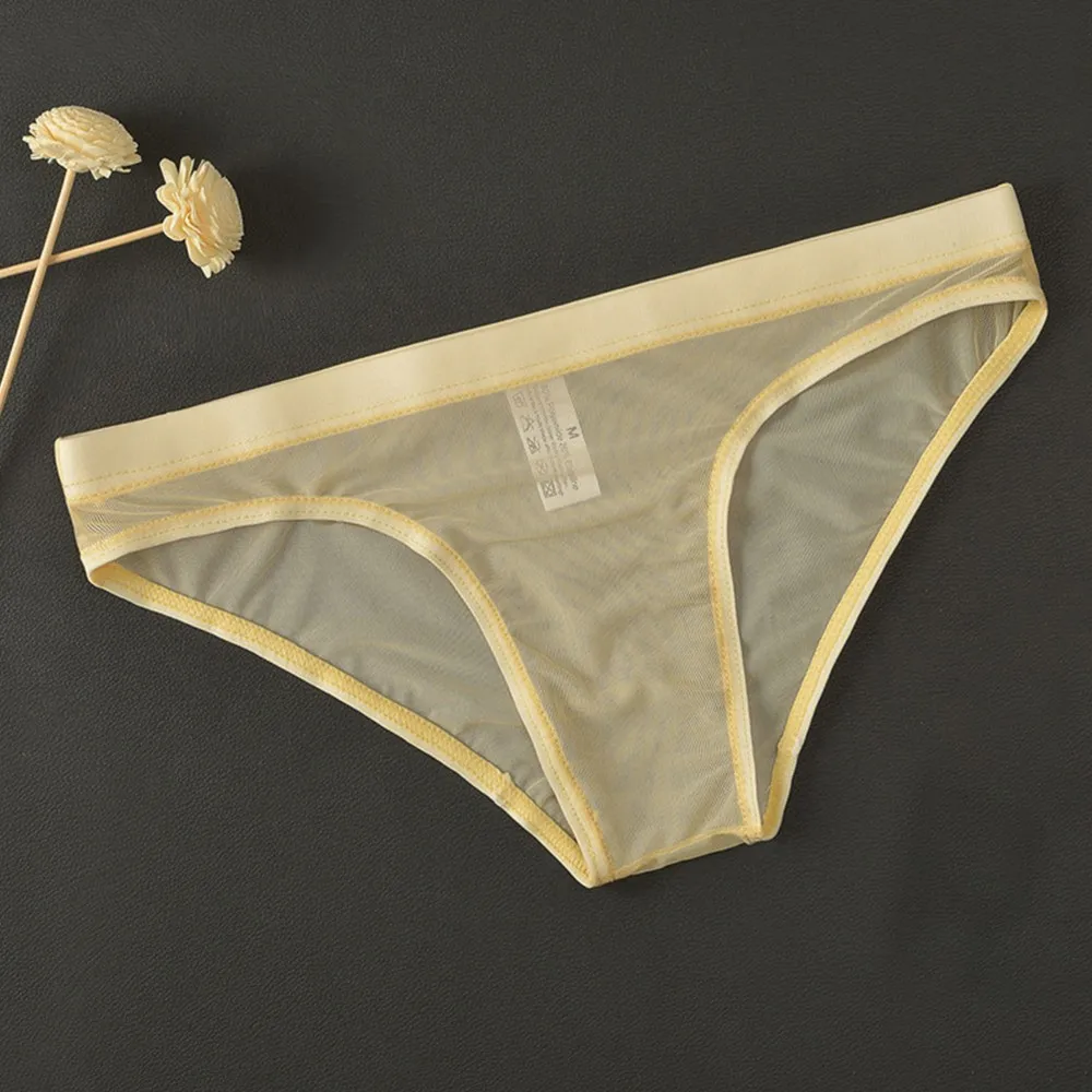 Men's Erotic Lingerie Ultra-thin Mesh Underwear Sexy Micro Thongs Solid Color See Through Underpants Male Gay Sissy Panties
Men's Erotic Lingerie Ultra-thin Mesh Underwear Sexy Micro Thongs Solid Color See Through Underpants Male Gay Sissy Panties