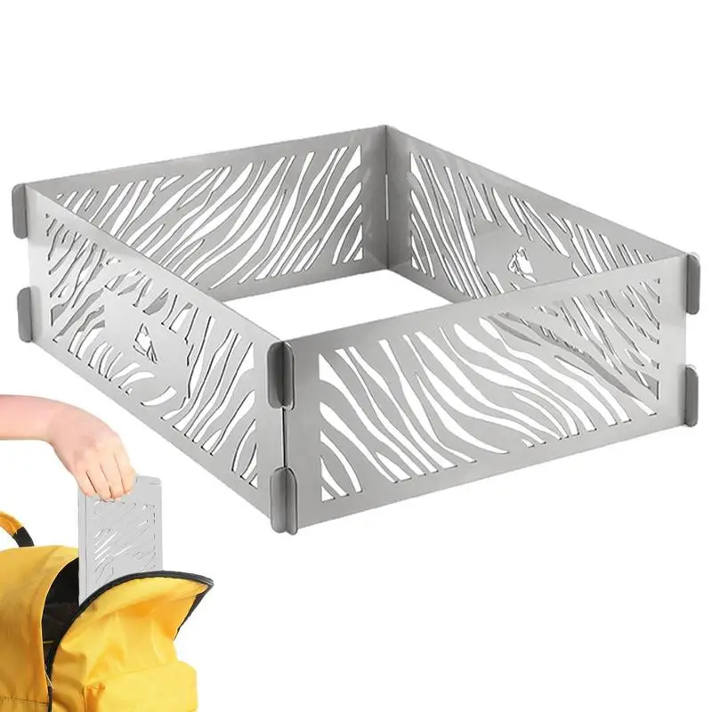 Camping Stove Windscreen 4 Plates Detachable Camp Stove Wind Screen Outdoor Hollow Fire Platform Hoarding For Camping
Camping Stove Windscreen 4 Plates Detachable Camp Stove Wind Screen Outdoor Hollow Fire Platform Hoarding For Camping