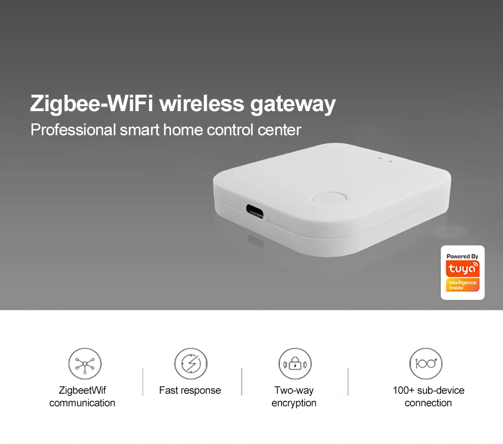 

Умный шлюз Tuya Wi-Fi ZigBee, беспроводной хаб с дистанционным управлением, умный шлюз, модули 433 через Zigbee Sig-Mesh, управление Bluetooth
