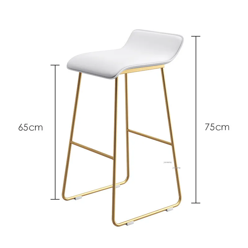 

Outdoor Nordic Bar Stool Chair High Chair Minimalist Modern Restaurant Luxury Dining Room Furniture SetKitchen Furniture