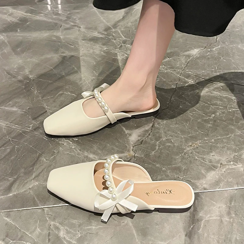 Shoes Woman 2022 Low Cover Toe Slippers Flat Butterfly-Knot Pantofle Shallow New Rubber Slides Butterfly-knot Basic Retro PU
Shoes Woman 2022 Low Cover Toe Slippers Flat Butterfly-Knot Pantofle Shallow New Rubber Slides Butterfly-knot Basic Retro PU