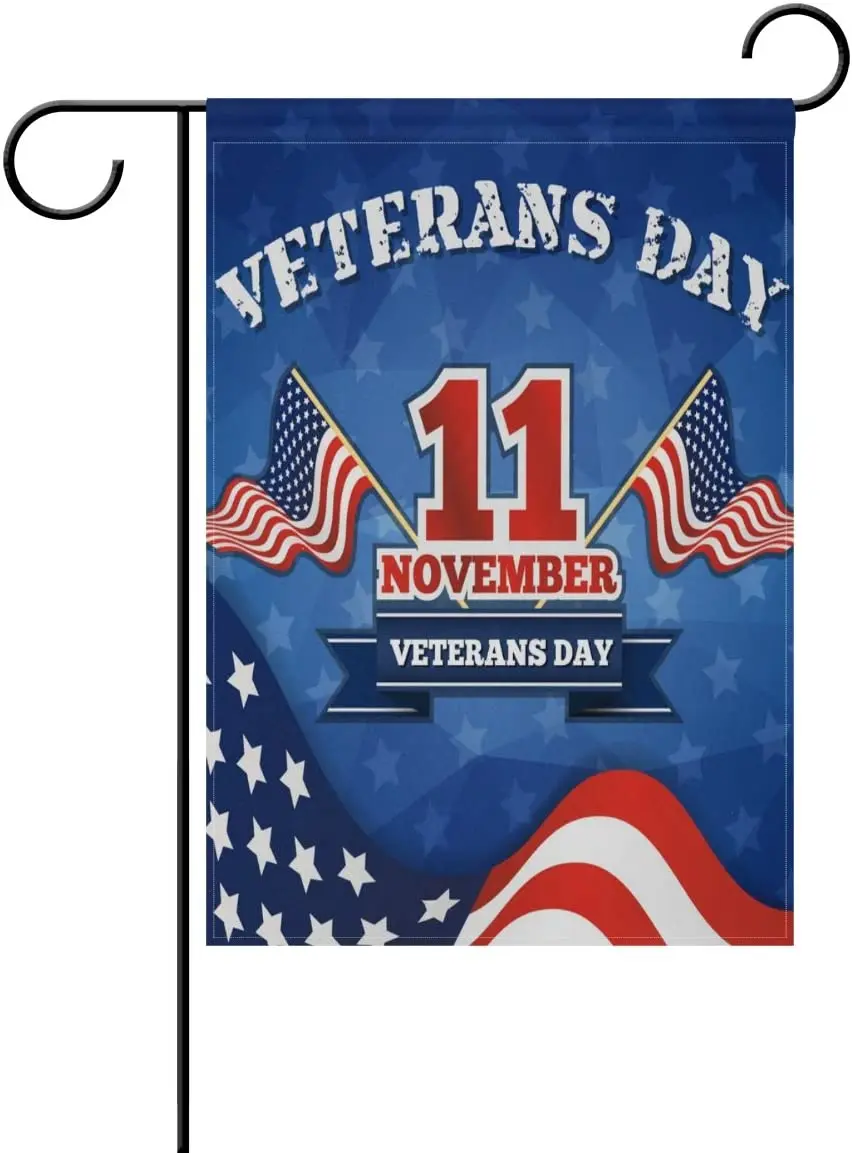 Retro Vintage Happy Veterans Day American Stars and Stripes Garden Yard Flag Banner for Outside House Flower Pot Double Side Pri
Retro Vintage Happy Veterans Day American Stars and Stripes Garden Yard Flag Banner for Outside House Flower Pot Double Side Pri