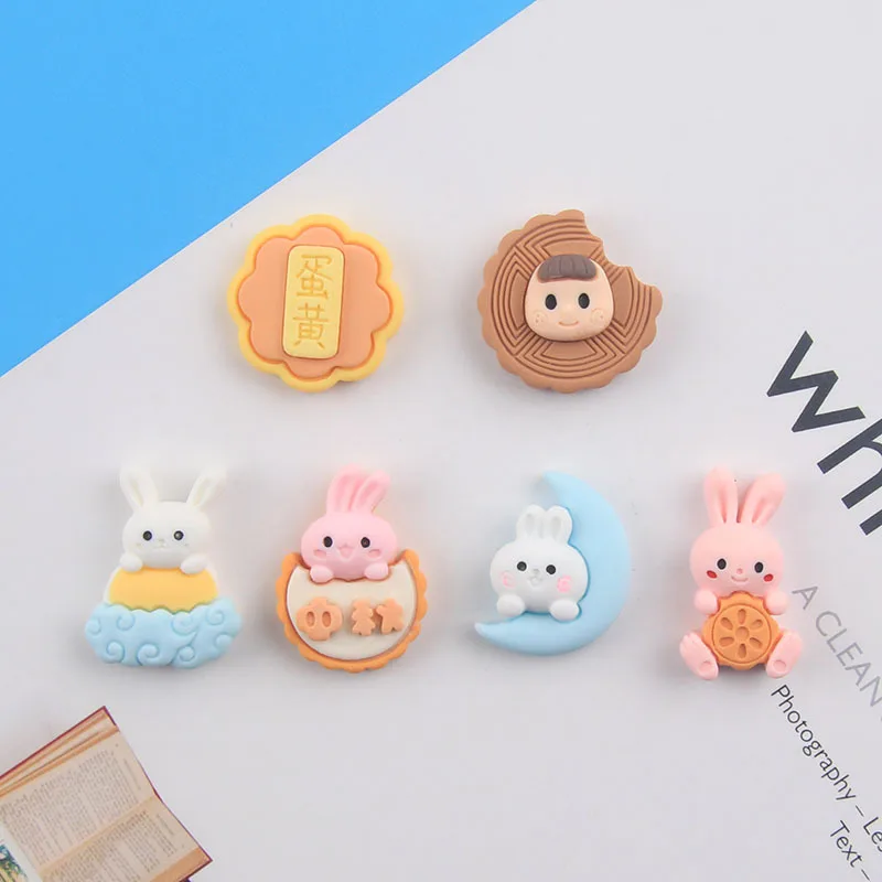 20Pcs New Resin Flat Back Cabochon Moon Cake Scrapbook Cute Cartoon Cookies Kawaii DIY Wedding Party Embellishments Accessories
20Pcs New Resin Flat Back Cabochon Moon Cake Scrapbook Cute Cartoon Cookies Kawaii DIY Wedding Party Embellishments Accessories