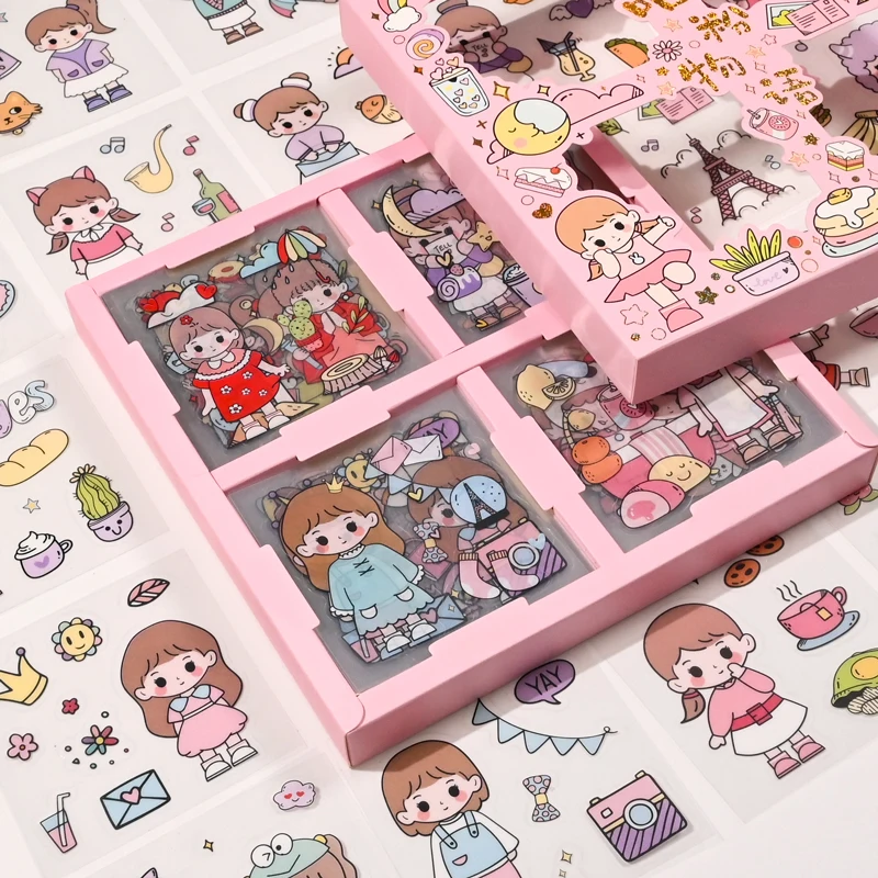 Cartoon Hand Book Sticker Set 100 Pieces Lovely Girl Heart Traceless Waterproof Diy Decorative
Cartoon Hand Book Sticker Set 100 Pieces Lovely Girl Heart Traceless Waterproof Diy Decorative