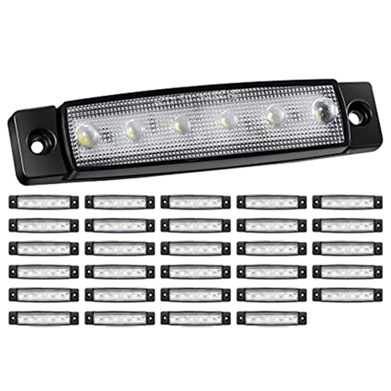30 Pieces LED Marine Boat Lights 12V 6 LED Waterproof Marine Lights Deck Transom Cockpit Navigation Lighting
30 Pieces LED Marine Boat Lights 12V 6 LED Waterproof Marine Lights Deck Transom Cockpit Navigation Lighting