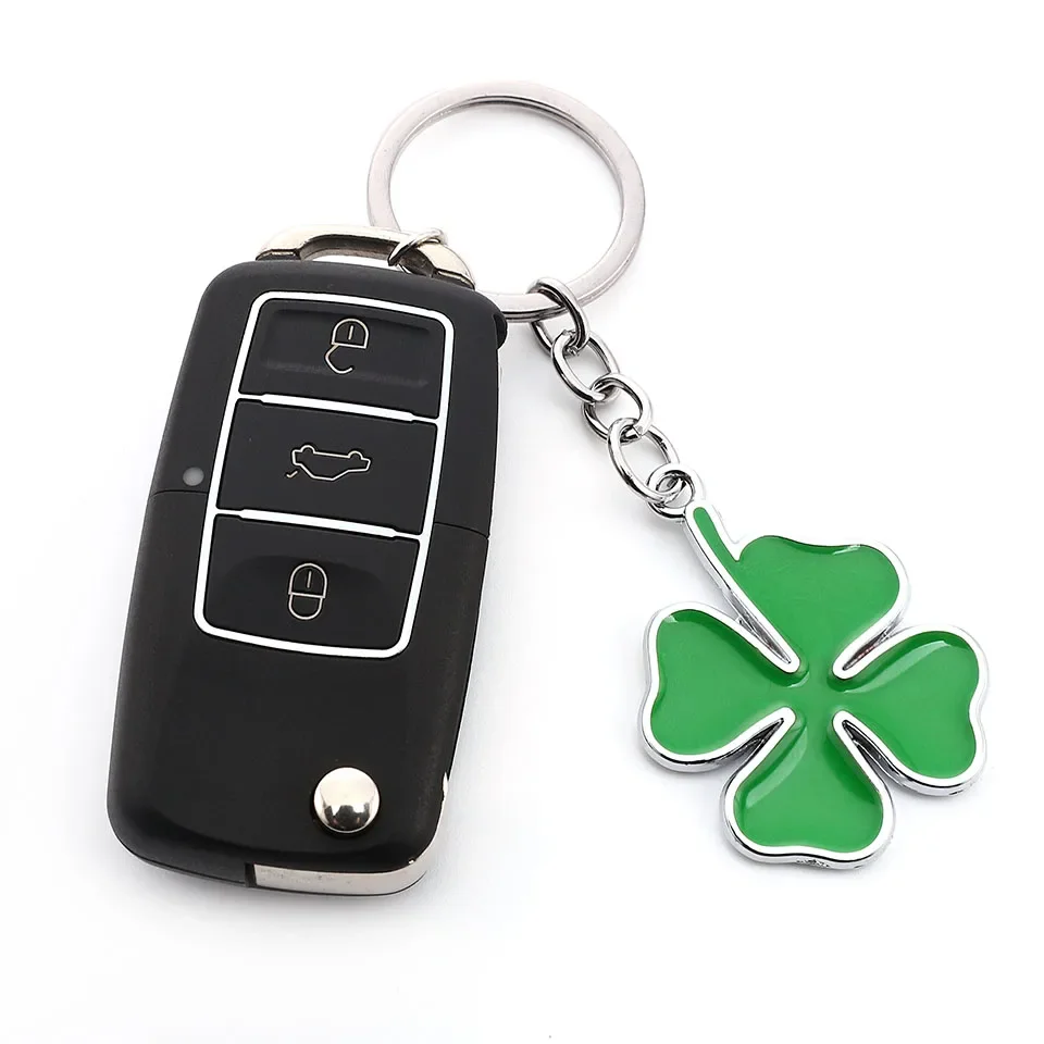 Зеленый четырехлистный клевер, металлический автомобильный брелок для Alfa Romeo GT Giulia Giulietta Stelvio Mito, подвеска на удачу, автомобильный Стайлинг
Зеленый четырехлистный клевер, металлический автомобильный брелок для Alfa Romeo GT Giulia Giulietta Stelvio Mito, подвеска на удачу, автомобильный Стайлинг
