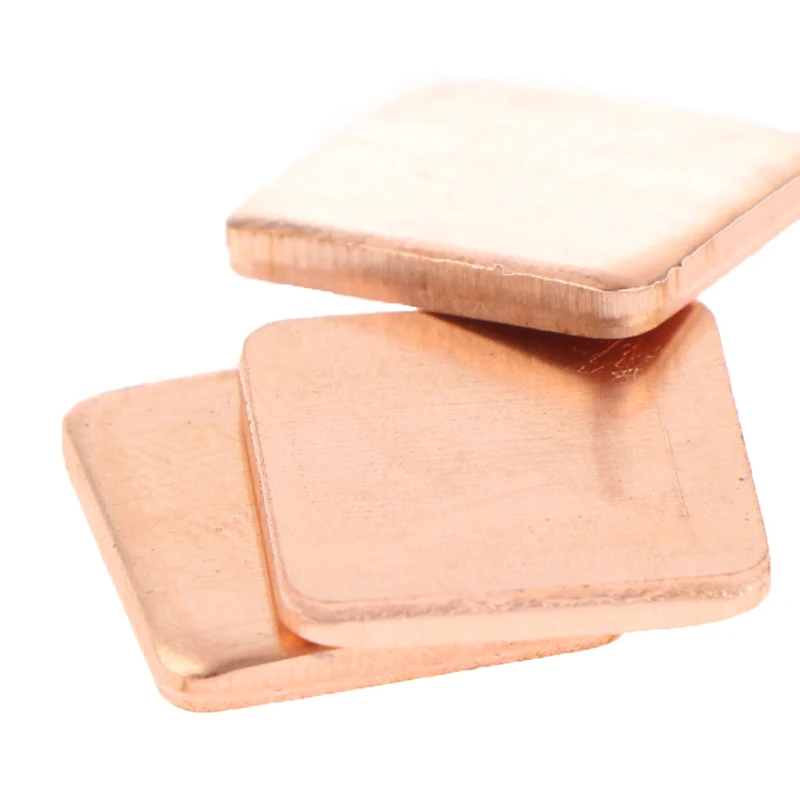 10pcs Thermal Pads 15x15mm Copper GPU Thermal Pads Copper Shim Heatsink For Laptop Cooling CPU Heatsink Sheet
10pcs Thermal Pads 15x15mm Copper GPU Thermal Pads Copper Shim Heatsink For Laptop Cooling CPU Heatsink Sheet