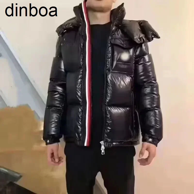 

Dinboa-зимние Новые мужские и женские с одинаковым домашним трендом m модные большие размеры пуховые хлопковые теплые куртки для покупок повседневное Мужское пальто