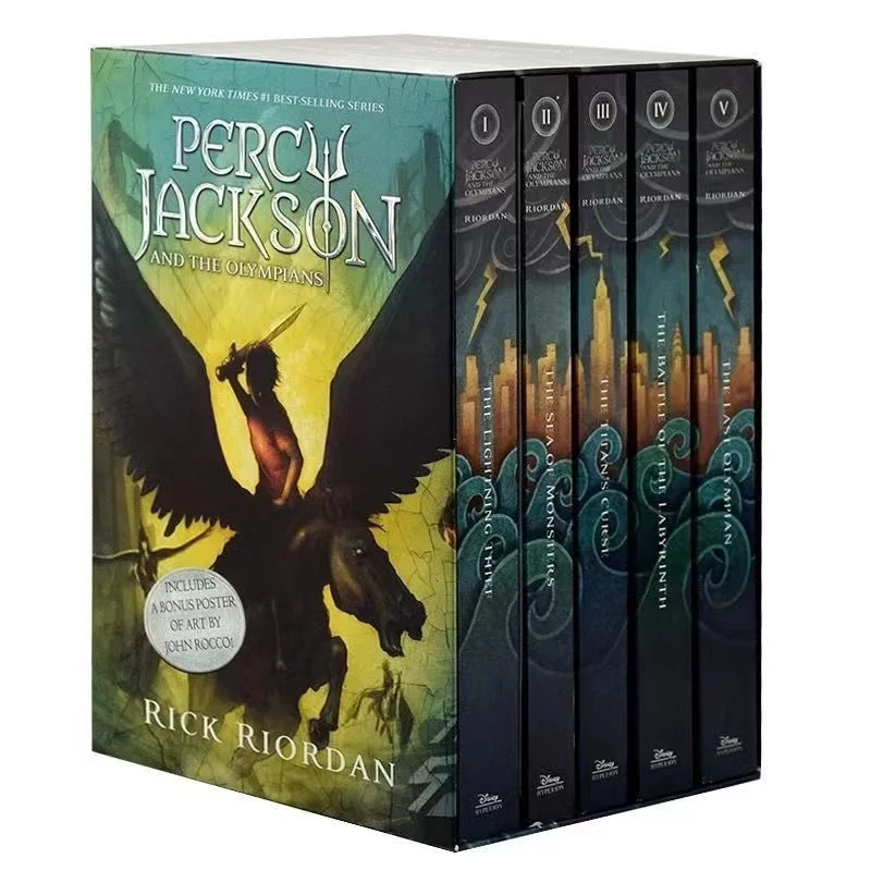 Комплект Percy Jackson в коробке Рик Риордан Босси Джексон английская версия Оригинальная английская версия
Комплект Percy Jackson в коробке Рик Риордан Босси Джексон английская версия Оригинальная английская версия