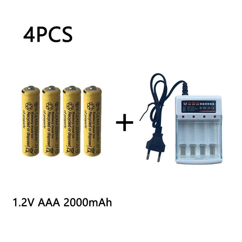 

New High Capacity 1.2V AAA Battery 2000mAh, Widely Used In Daily Life, Toys, Digital Cameras, Game Consoles, Etc