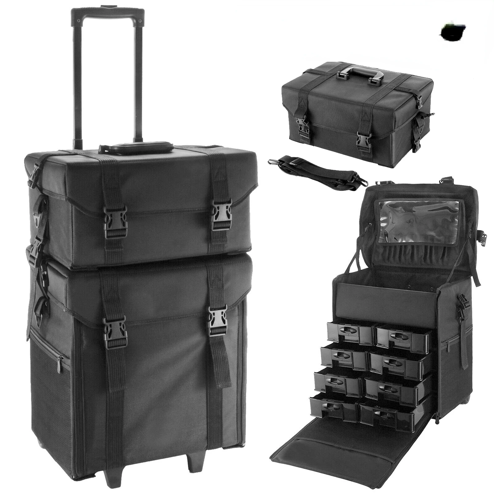 Large Professional Makeup Case Trolley Women Cosmetic Organizer Luggage Trolley Bag Detachable Nail Beauty Tattoo Suitcase
Large Professional Makeup Case Trolley Women Cosmetic Organizer Luggage Trolley Bag Detachable Nail Beauty Tattoo Suitcase