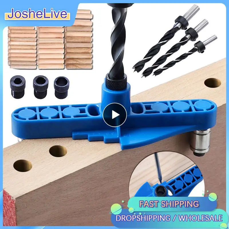 Drill Bit Woodworking Pocket Hole Jig 6/8/10mm Self-centering Scriber Doweling Drill Guide Locator Hole Puncher Carpentry Tool
Drill Bit Woodworking Pocket Hole Jig 6/8/10mm Self-centering Scriber Doweling Drill Guide Locator Hole Puncher Carpentry Tool