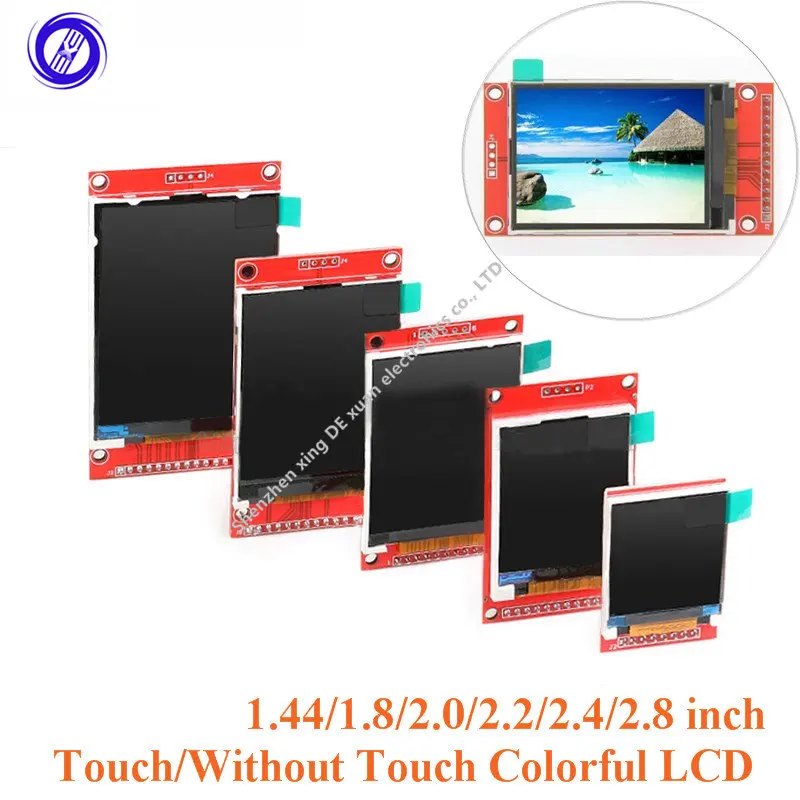 Цветной TFT ЖК-экран 1,44/1,8/2,0/2,2/2,4/2,8 дюйма, модуль дисплея, последовательный привод SPI ST7735 ILI9225 ILI9341128 * 128 240*320 
Цветной TFT ЖК-экран 1,44/1,8/2,0/2,2/2,4/2,8 дюйма, модуль дисплея, последовательный привод SPI ST7735 ILI9225 ILI9341128 * 128 240*320