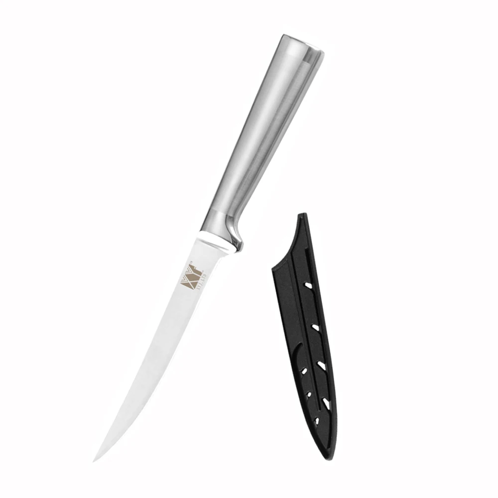

XYj 6-дюймовый нож из нержавеющей стали для косточек, острый кухонный нож для ловли рыбы, профессиональный нож для нарезки мяса, лосося, стейка, шеф-повара, нож для нарезки с крышкой