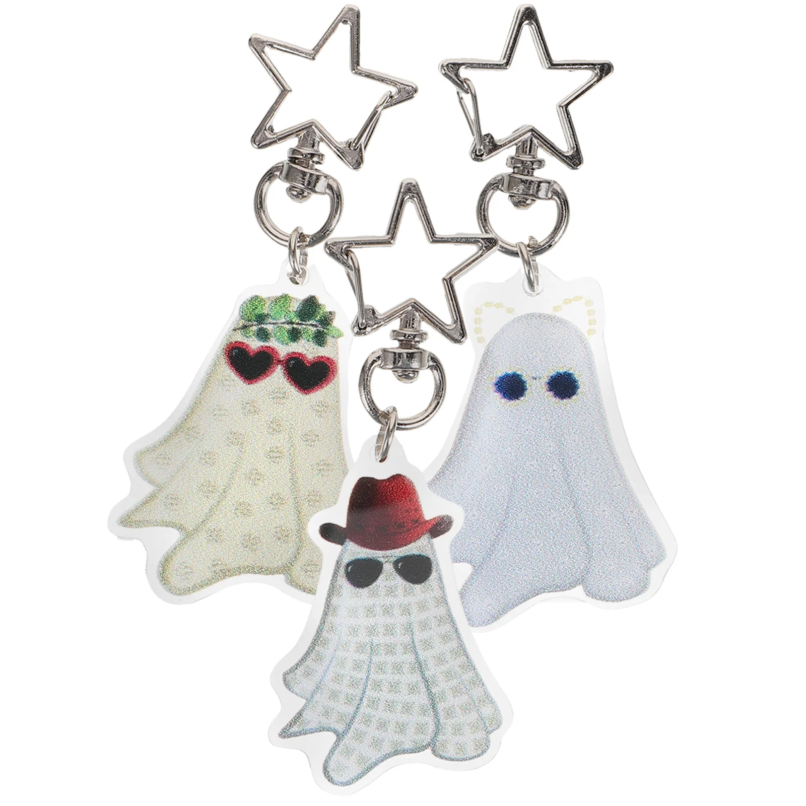 3 Pcs Key Chain Pendants Cute Accessories Decor Rings Holder Metal Hanging Halloween Ghost Cute Accessoriess
3 Pcs Key Chain Pendants Cute Accessories Decor Rings Holder Metal Hanging Halloween Ghost Cute Accessoriess