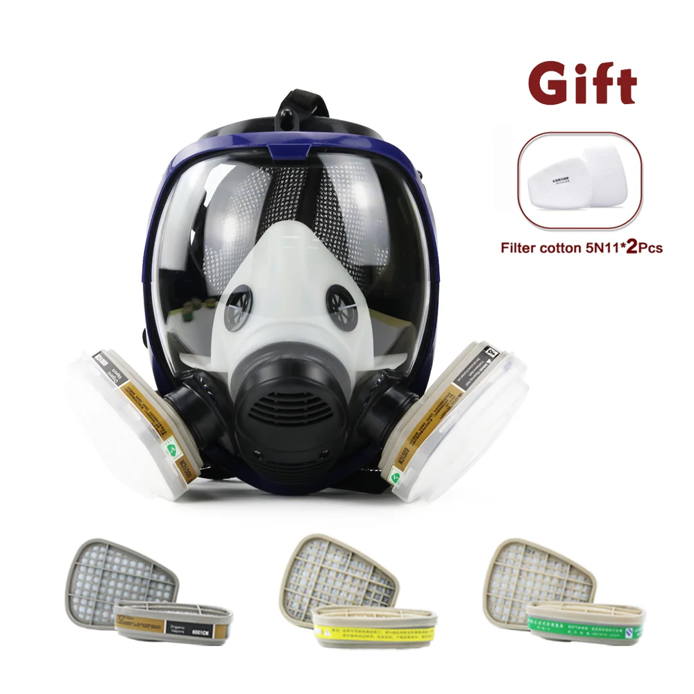 3/15/17 in 1 Chemical Gas Mask 6800 Dustproof Respirator Anti-Fog Full Face Filter 6001/6002/6004 Welding Spray Paint Pesticide
3/15/17 in 1 Chemical Gas Mask 6800 Dustproof Respirator Anti-Fog Full Face Filter 6001/6002/6004 Welding Spray Paint Pesticide
