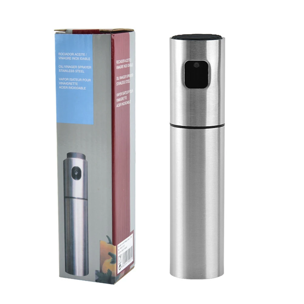 100ml Oil Spray Bottle Stainless Steel Leak-proof Oil Mister Dispenser with Fine Mist for Kitchen Cooking BBQ Roasting Tools
100ml Oil Spray Bottle Stainless Steel Leak-proof Oil Mister Dispenser with Fine Mist for Kitchen Cooking BBQ Roasting Tools
