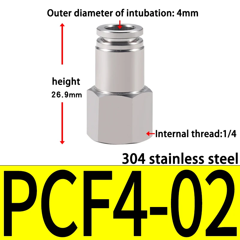 Фитинг для воздушного шланга из нержавеющей стали 304, соединитель для пневматической трубы PCF 1/8 1/4 3/8 1/2 M5 BSP, быстроразъемные фитинги для труб PCF4 6 8 10
Фитинг для воздушного шланга из нержавеющей стали 304, соединитель для пневматической трубы PCF 1/8 1/4 3/8 1/2 M5 BSP, быстроразъемные фитинги для труб PCF4 6 8 10
