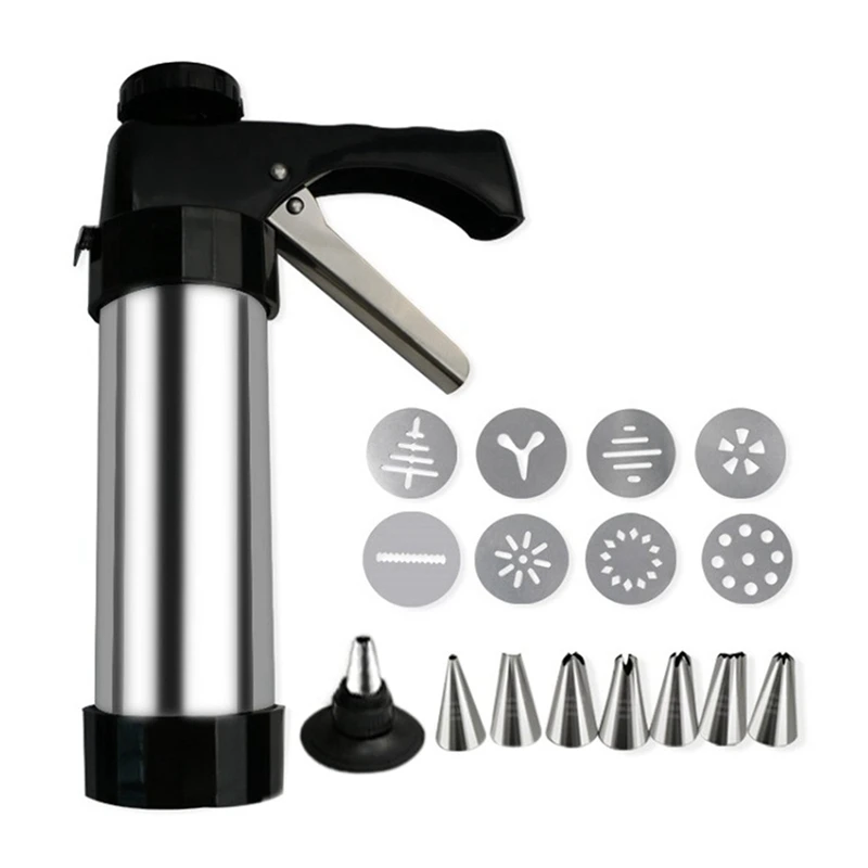 HOT-Cookie Press Maker Kit Cookie Press Making Press Biscuits Cake Mold Biscuit Press Maker Machine Dessert Decoration Tool
HOT-Cookie Press Maker Kit Cookie Press Making Press Biscuits Cake Mold Biscuit Press Maker Machine Dessert Decoration Tool