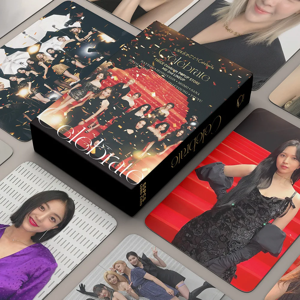 54pcs KPOP TWICE Celebrate Album Small Lomo Card Zhou Ziyu Postcard Random Cards Gifts For Women Photocard
54pcs KPOP TWICE Celebrate Album Small Lomo Card Zhou Ziyu Postcard Random Cards Gifts For Women Photocard