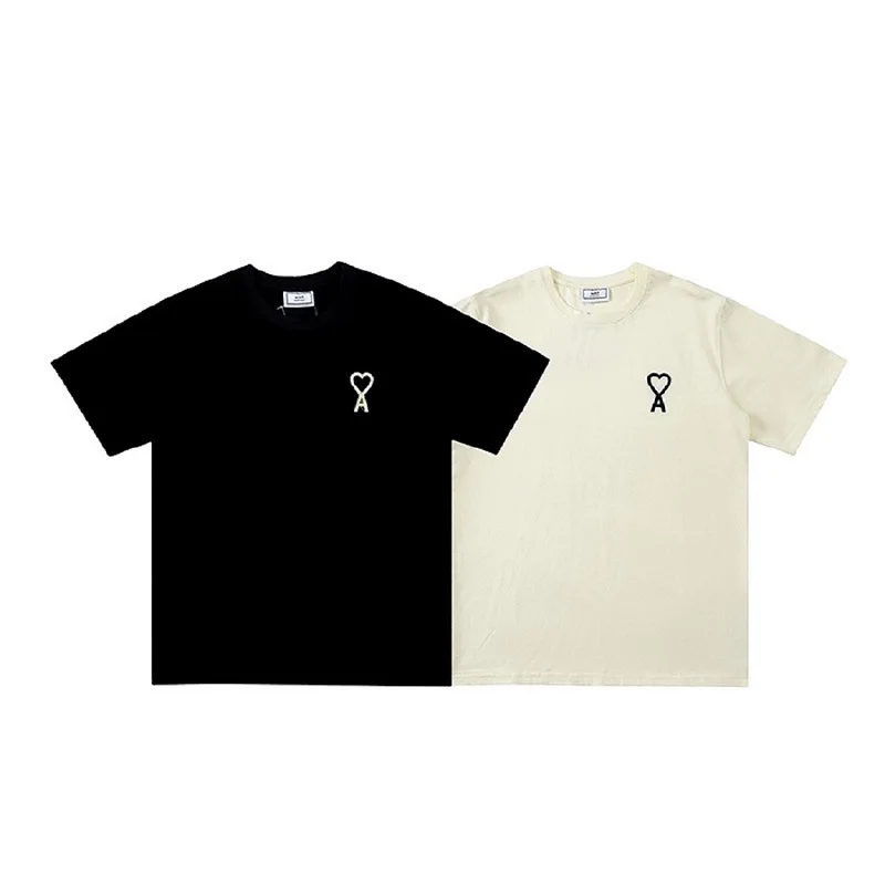 Ami 2022 New Summer Women's T-shirt Cotton Short Sleeve Korean Fashion Embroidery High Street High Quality Women's O-collar Top
Ami 2022 New Summer Women's T-shirt Cotton Short Sleeve Korean Fashion Embroidery High Street High Quality Women's O-collar Top
