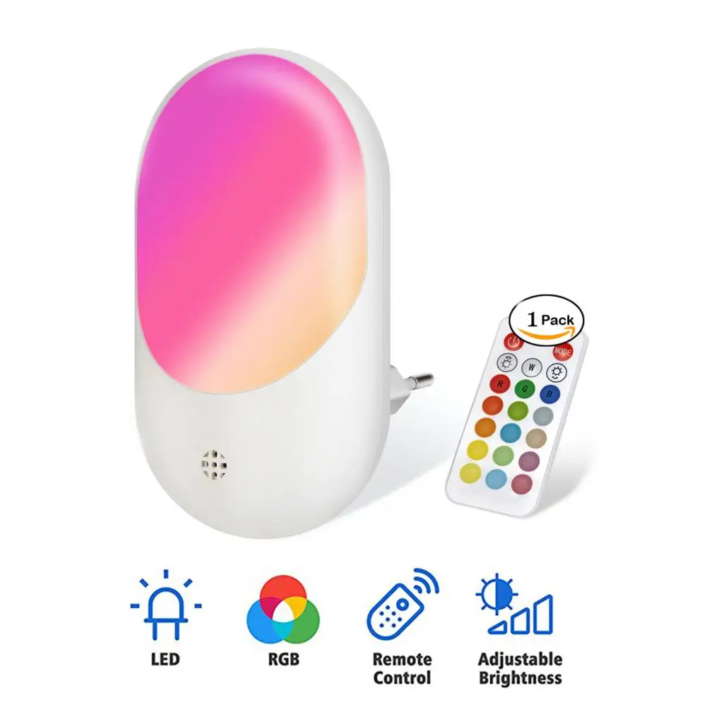 Practical RGB Night Light US Plug RGB Table Lamp Multiple Lighting Colors Smart 16 Colors RGB Bedside Lamp Multipurpose
Practical RGB Night Light US Plug RGB Table Lamp Multiple Lighting Colors Smart 16 Colors RGB Bedside Lamp Multipurpose
