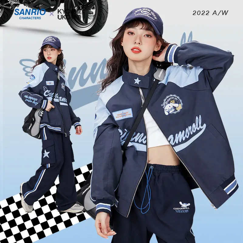 Sanrio Hellokitty Cinnamoroll Kawaii The New Jacket Design of Motorcycle Clothing In Winter and Autumn Is Versatile and Loose
Sanrio Hellokitty Cinnamoroll Kawaii The New Jacket Design of Motorcycle Clothing In Winter and Autumn Is Versatile and Loose